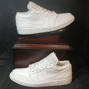 Air Jordan 1 Low "TRIPLE WHITE" Mens-12, 100% AUTHENTIC!